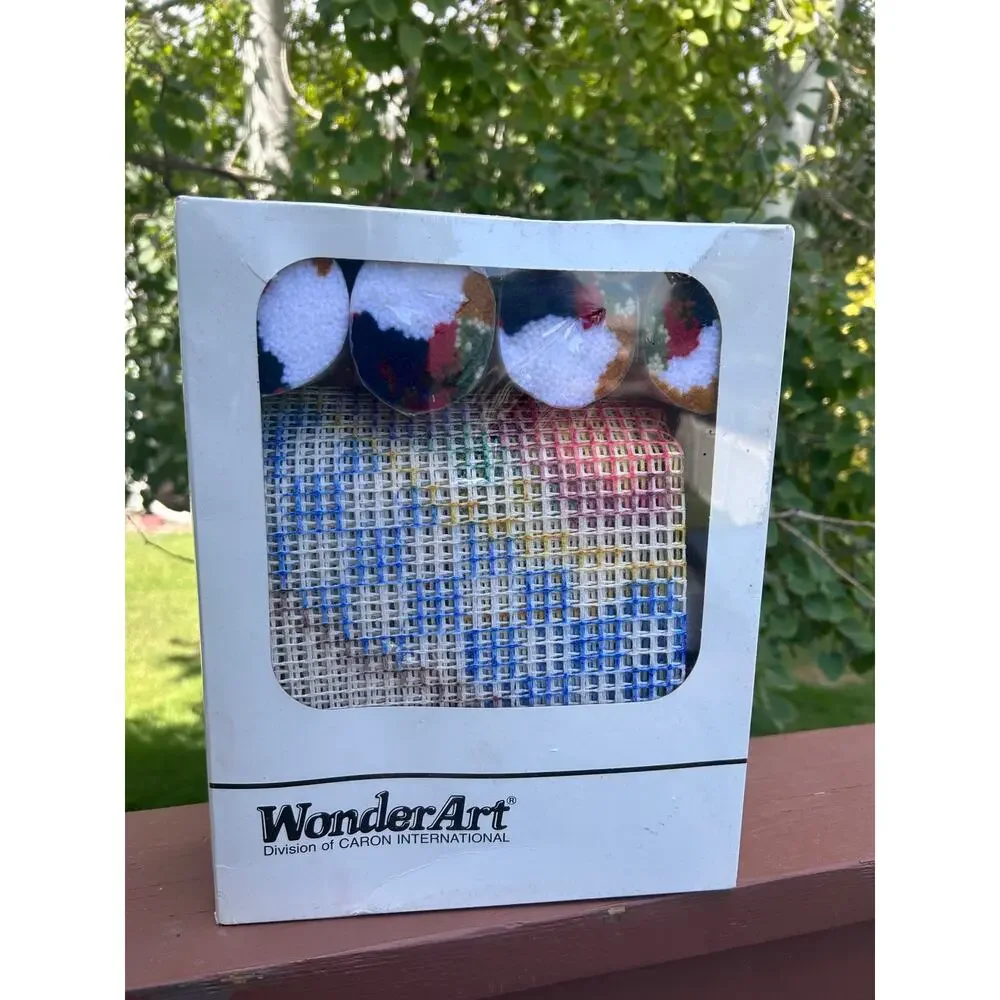 Fruit Decorative Rug Latch Hook Kit Wonder Art By Caron Checkerboard New 4782